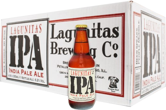 Lagunitas IPA doos van 24 flesjes á 0,355 liter